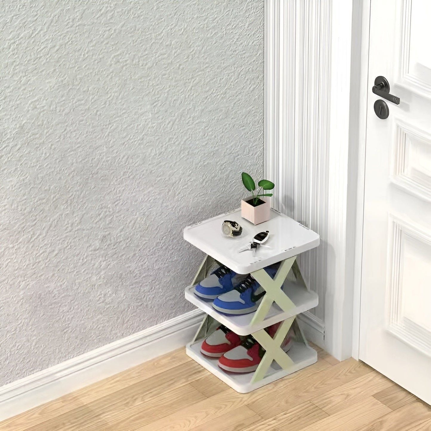 FlexiRack Schuhregal – Multifunktionales, mehrlagiges, faltbares Schuhregal