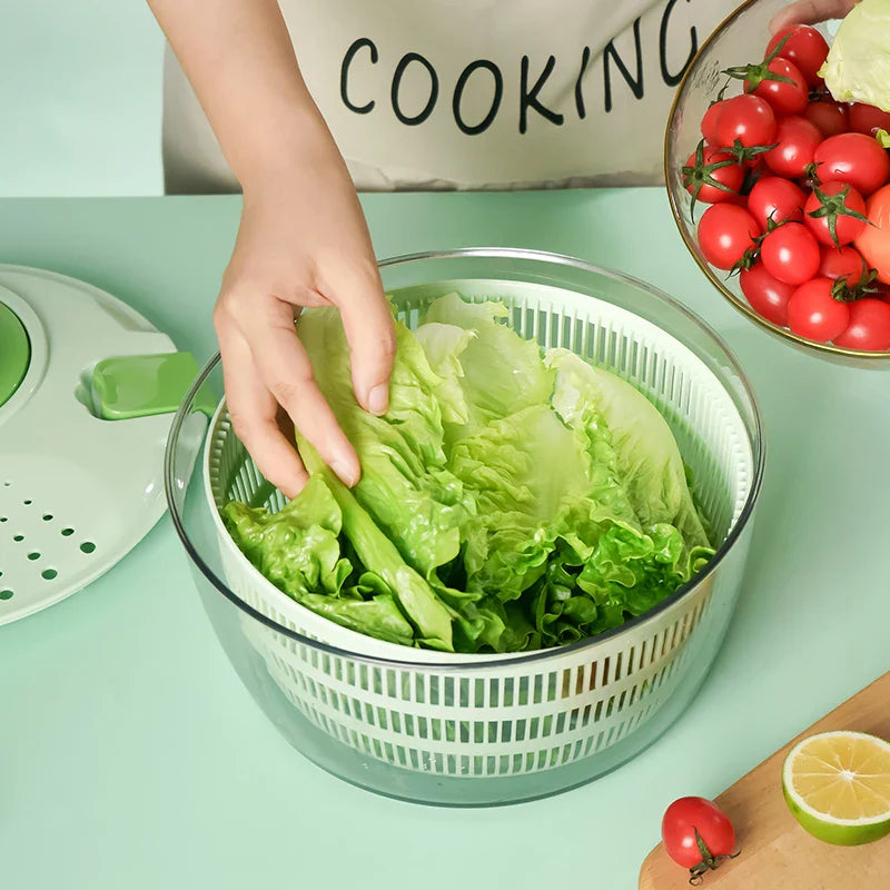 Gemüse Salat Spinner Waschmaschine Abtropfer Küchen Sieb Werkzeug | Brehn