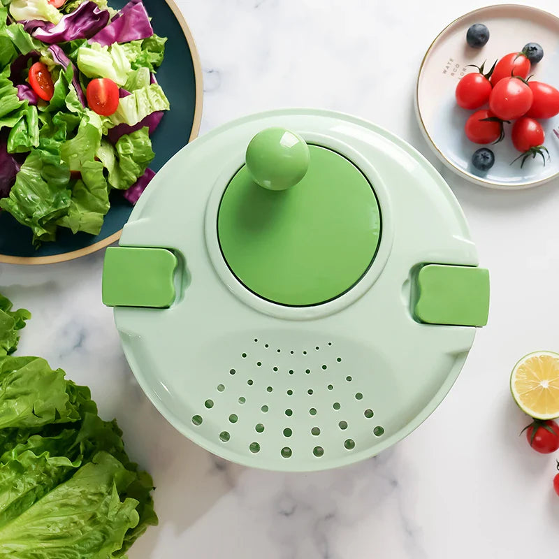 Gemüse Salat Spinner Waschmaschine Abtropfer Küchen Sieb Werkzeug | Brehn