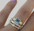 Brehn | Vintage Blau Kristall Ring