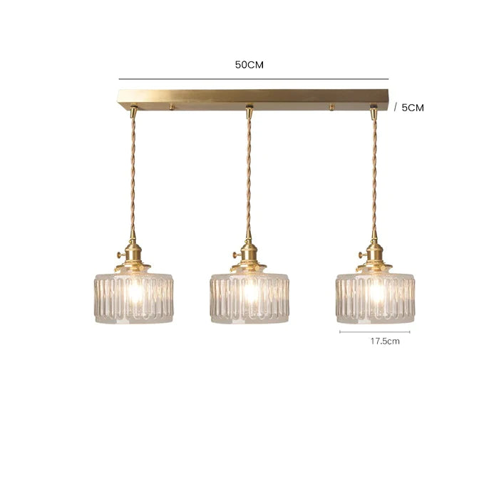 Vintage Kristall-Pendelleuchte - Celeste