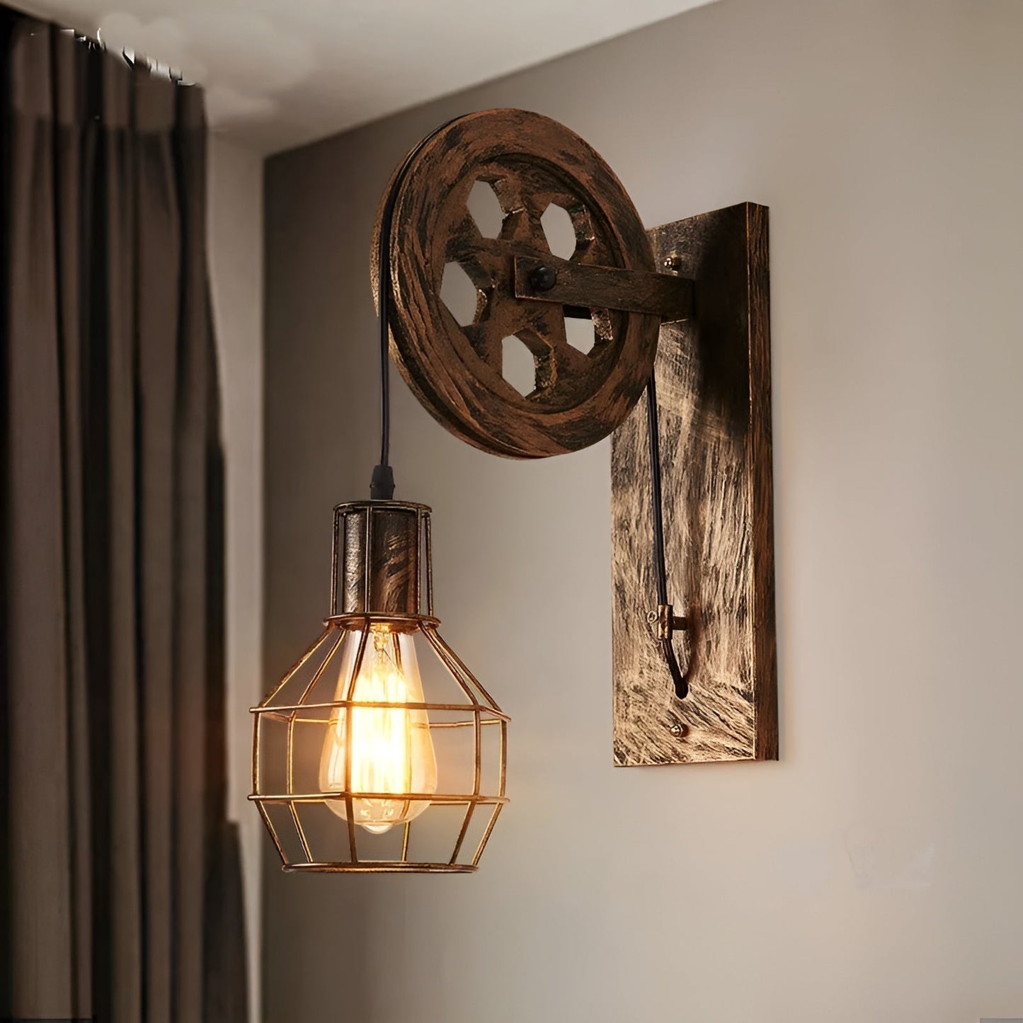 Brehn | Vintage Industrial LED Wandleuchte - IronGlare