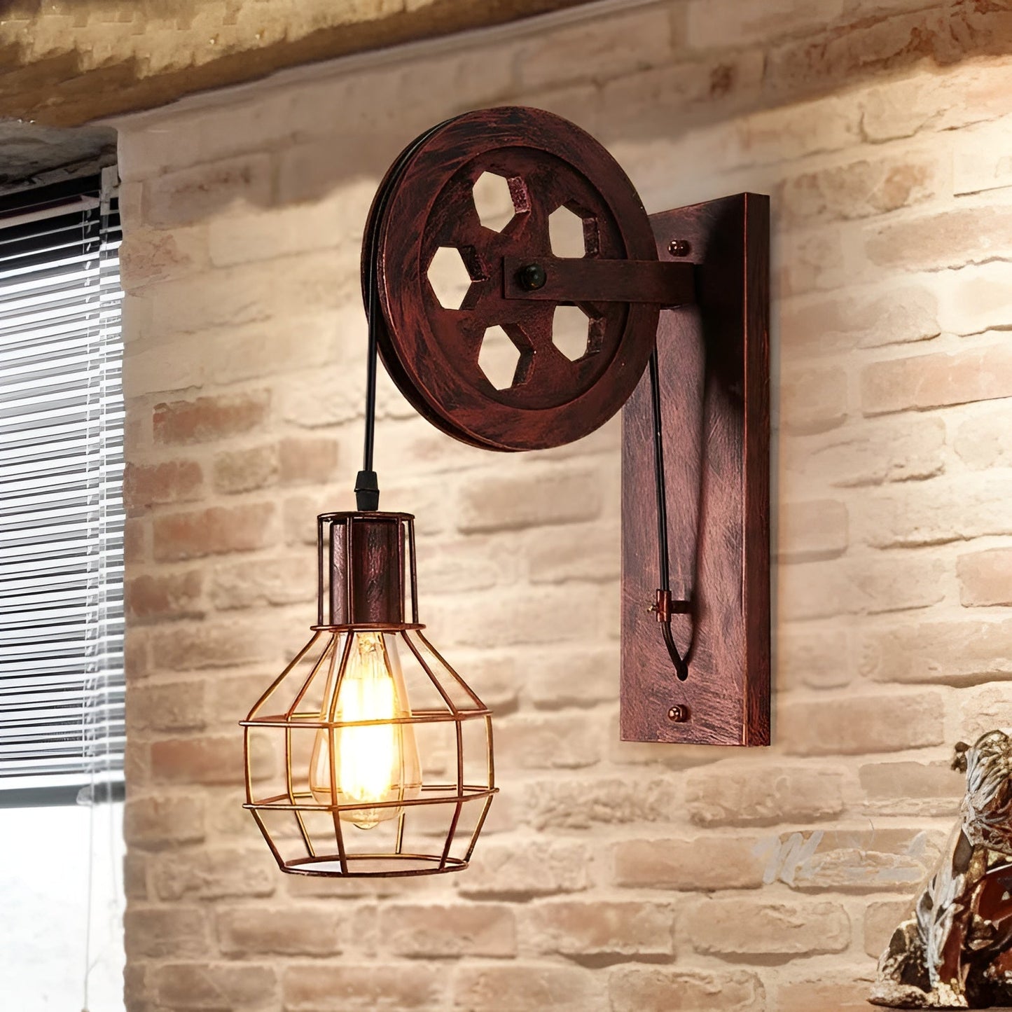 Brehn | Vintage Industrial LED Wandleuchte - IronGlare