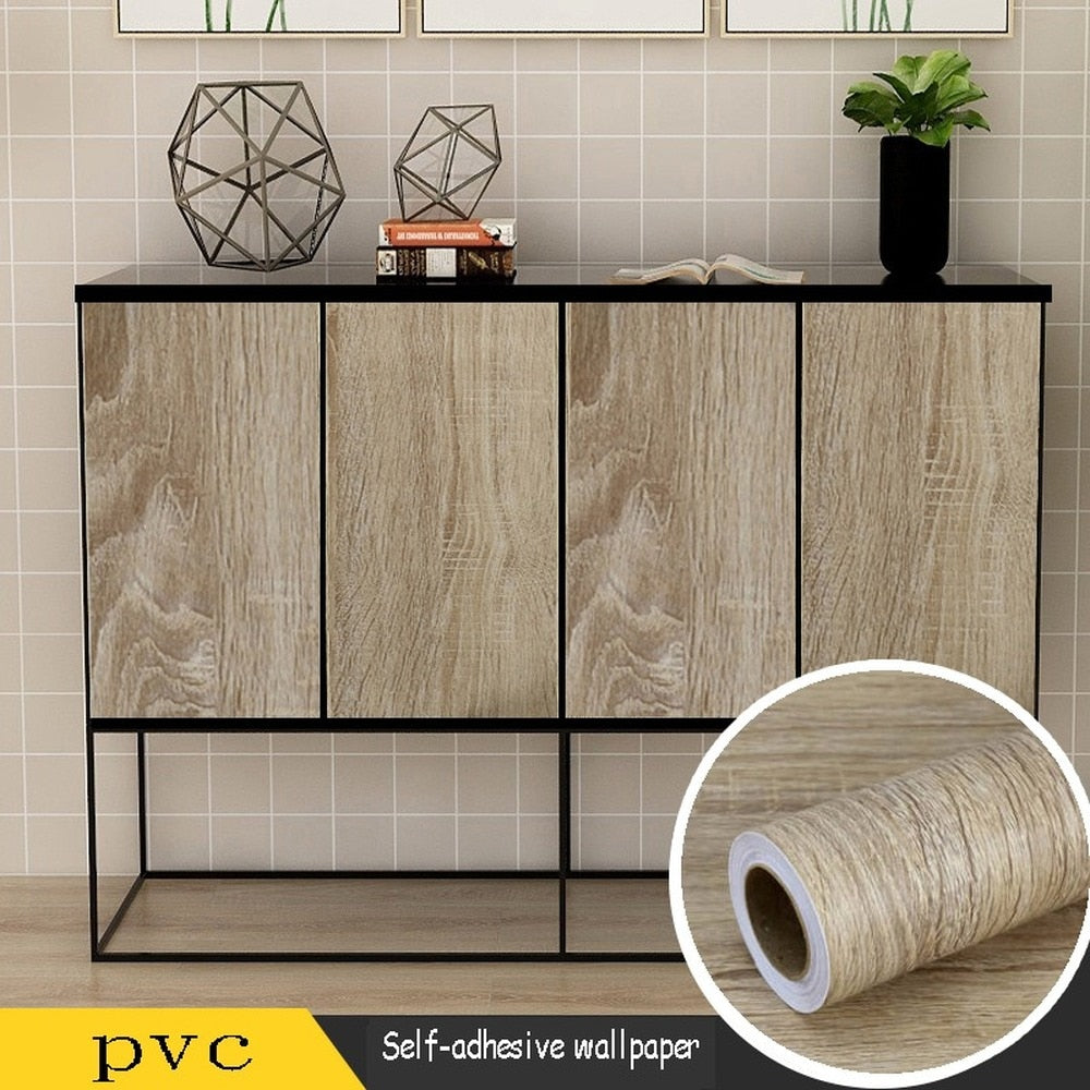 Vinyl Holzmaserung Aufkleber Kleiderschrank Tisch Möbelrenovierung | Brehn