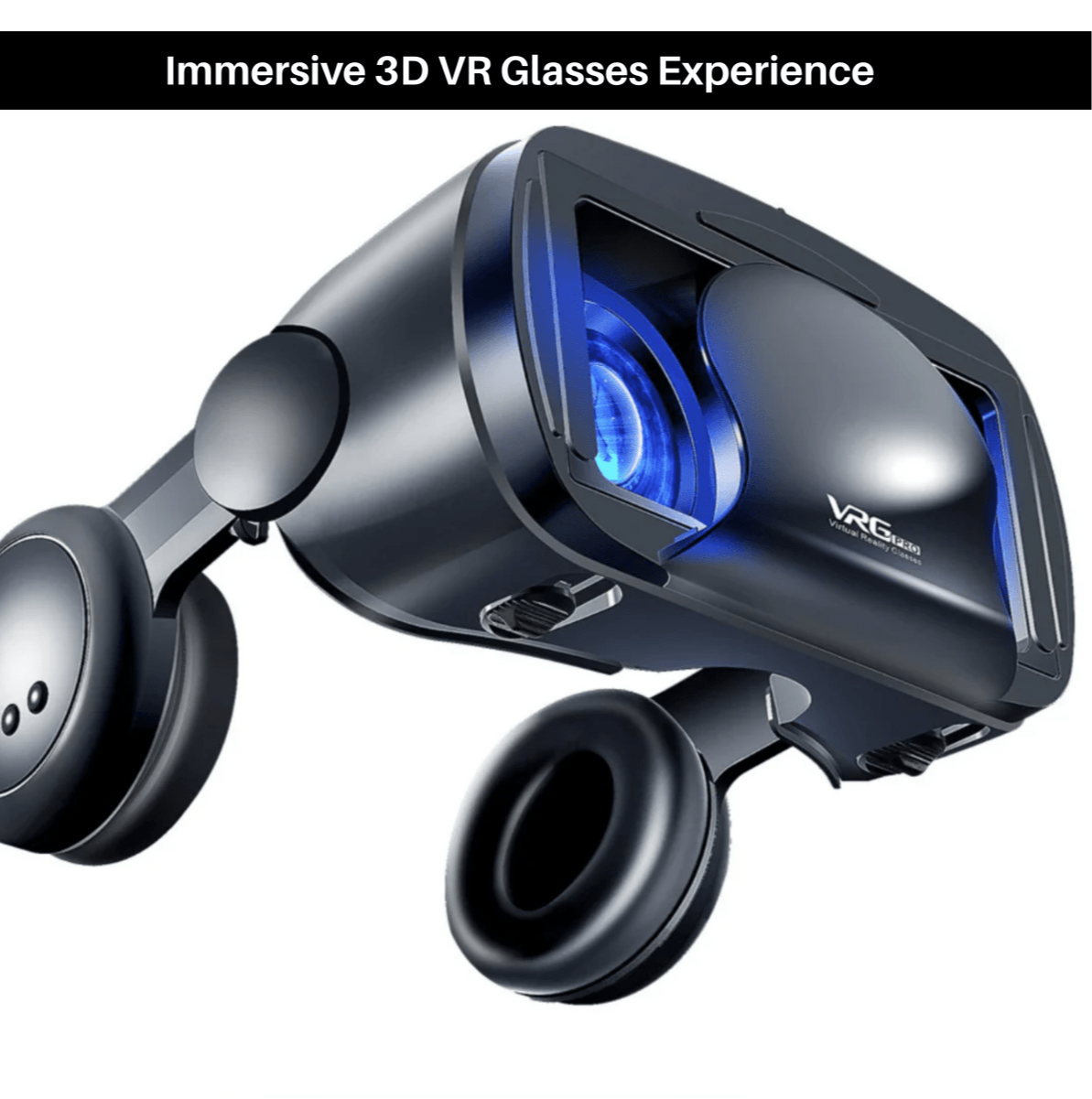 VISIAX – 3D-VR-Brille mit Kopfhörern und Controller