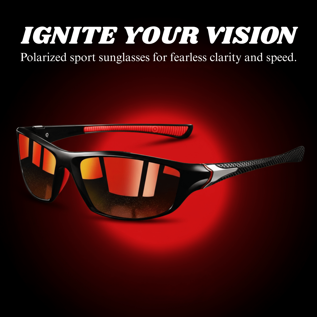 Polarisierte Wraparound-Sonnenbrille