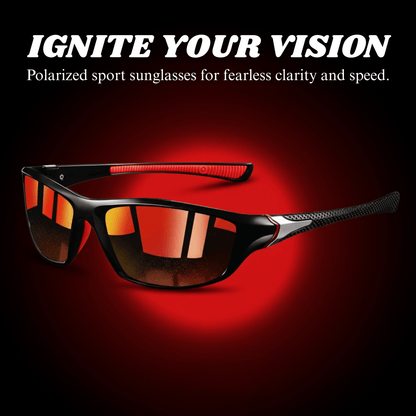 Polarisierte Wraparound-Sonnenbrille