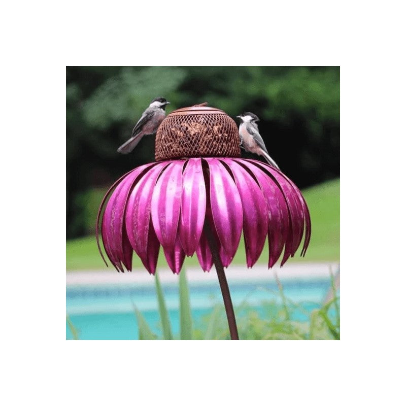 Brehn | Blumenförmiger Vogelhaus | Schön im Garten & Spaß für die kleinen Vögel
