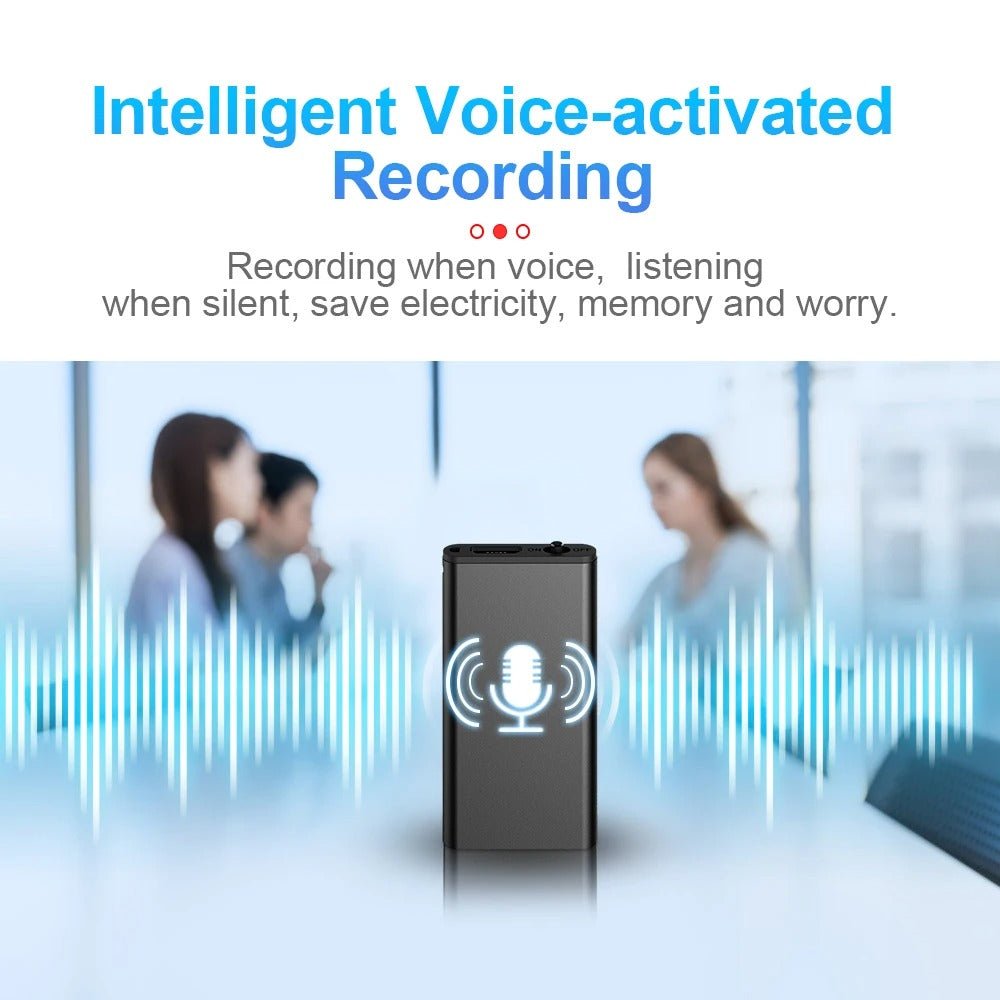 Kompakter, sprachaktivierter digitaler Audiorecorder