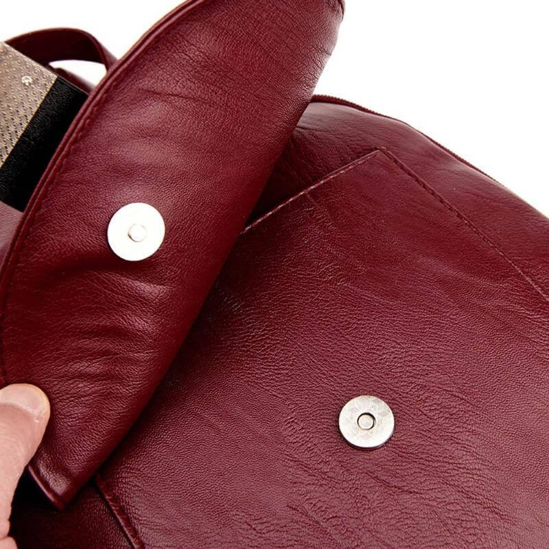 Premium Wasserabweisender Leder Rucksack für Frauen | Brehn