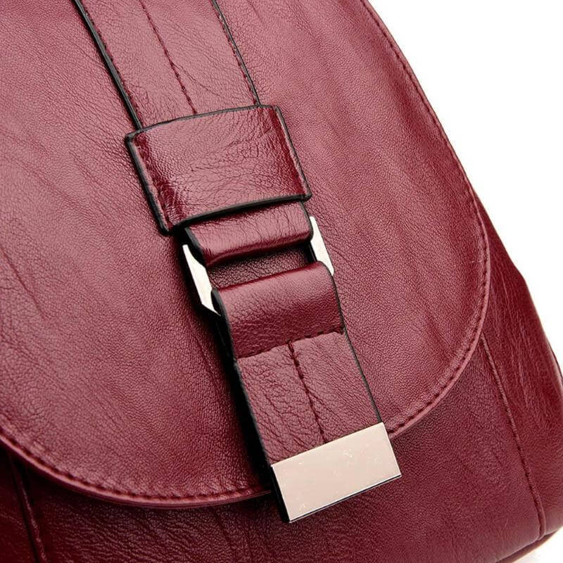 Premium Wasserabweisender Leder Rucksack für Frauen | Brehn