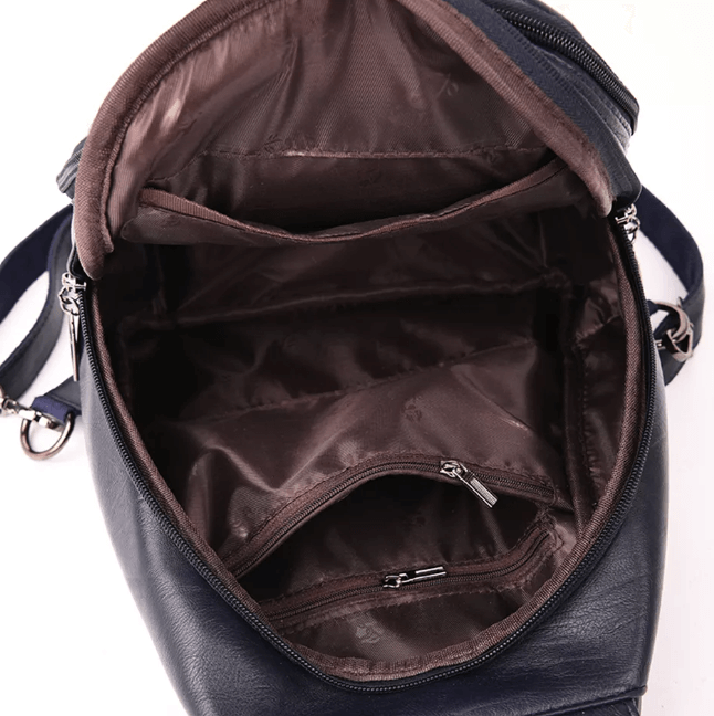 Premium Wasserabweisender Leder Rucksack für Frauen | Brehn
