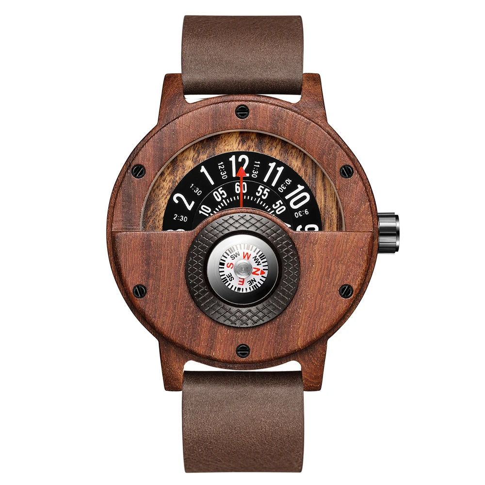 Brehn | Holz Wunder Handgemachte Elegante Uhr