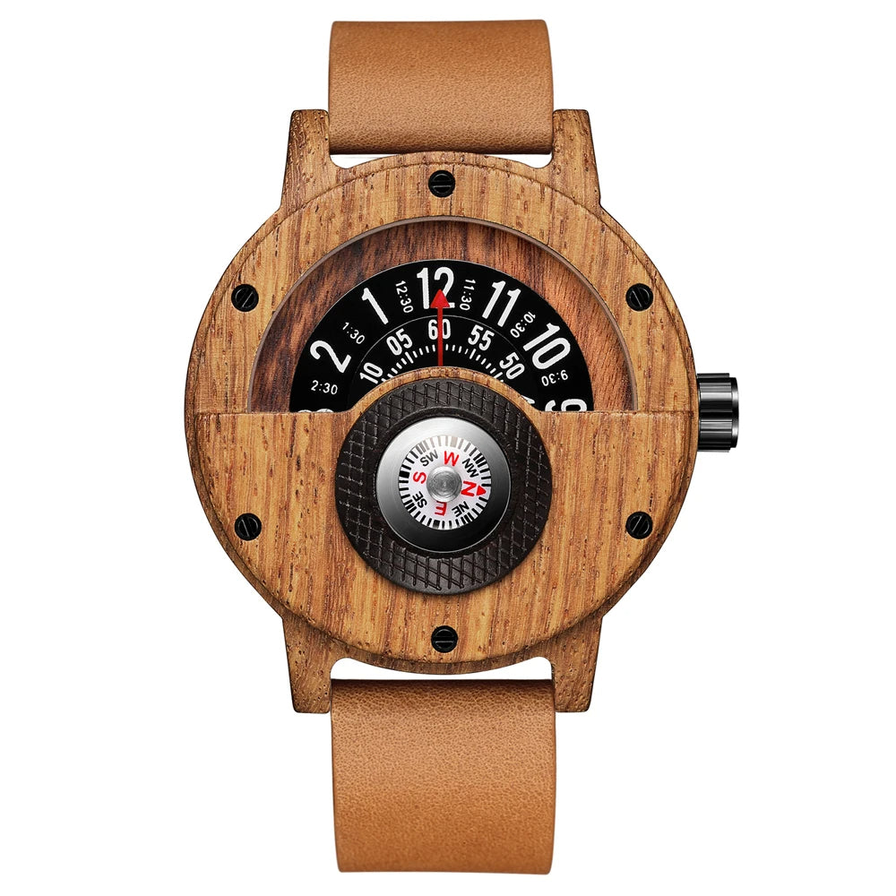 Brehn | Holz Wunder Handgemachte Elegante Uhr