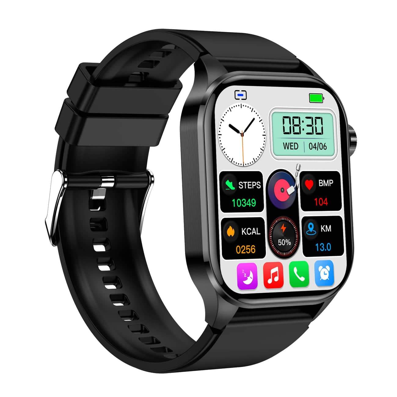 Brehn | Smartwatch für Gesundheit & Fitness – EKG, Blutdruck, Herzfrequenzmessung – Kompatibel mit iOS & Android