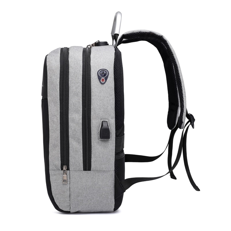 Wasserabweisender Diebstahlschutz-Rucksack mit USB-Ladeanschluss – SafeCarry | Brehn