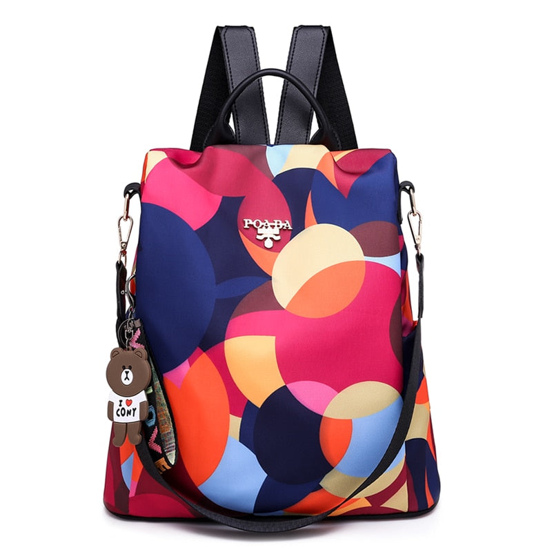 Wasserabweisender Diebstahlsicherer Damen-Rucksack mit mehreren Fächern – SafeHold | Brehn
