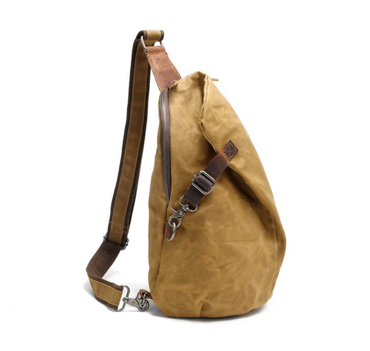 Wasserabweisende Canvas-Umhängetasche mit Diebstahlschutzfach – MultiWear | Brehn