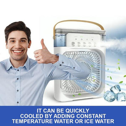 Wasser Luftkühler Ventilator - 3 in 1 Eis-kalte Kühlungs Klimaanlage Luftbefeuchter tragbarer Mini Luftkühler Ventilator | Brehn