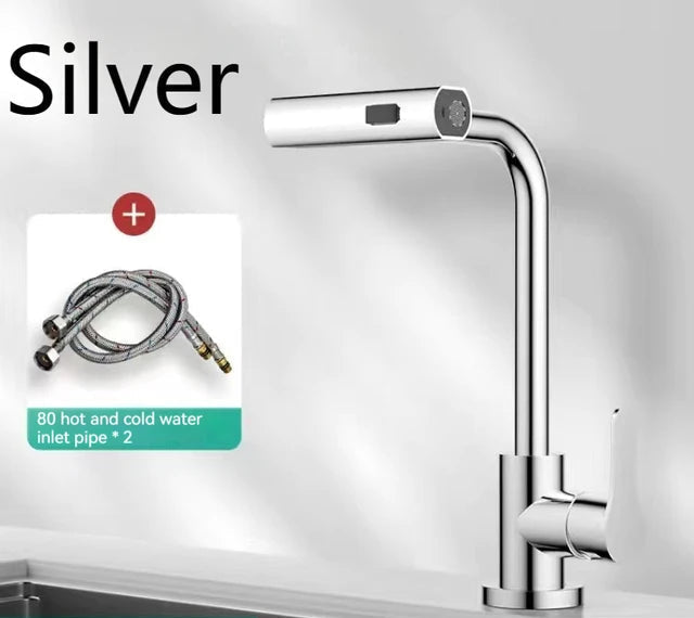 Wasserfall Küchenarmaturen Pull Out Regen Spray Badezimmer Waschbecken Wasserhahn | Brehn