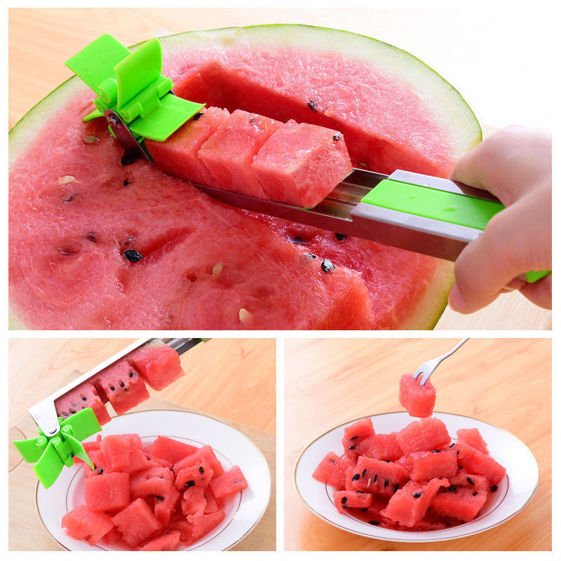 Wassermelonen Schneider Edelstahl Windmühlen Design Schneid Küchen Gadgets | Brehn