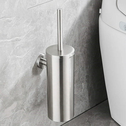 Brehn | Stylischer wandmontierter Toilettenbürstenhalter - aus Edelstahl