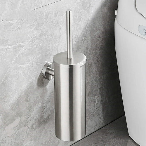 Brehn | Stylischer wandmontierter Toilettenbürstenhalter - aus Edelstahl