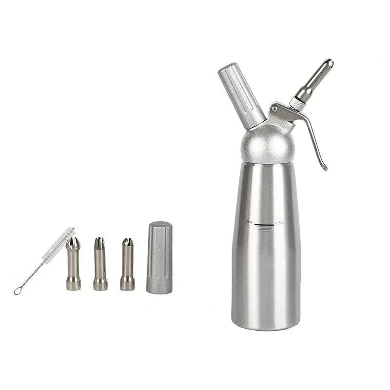 Sahnezerstäuber Edelstahl Sprüher Kuchen Spritzflasche | Brehn