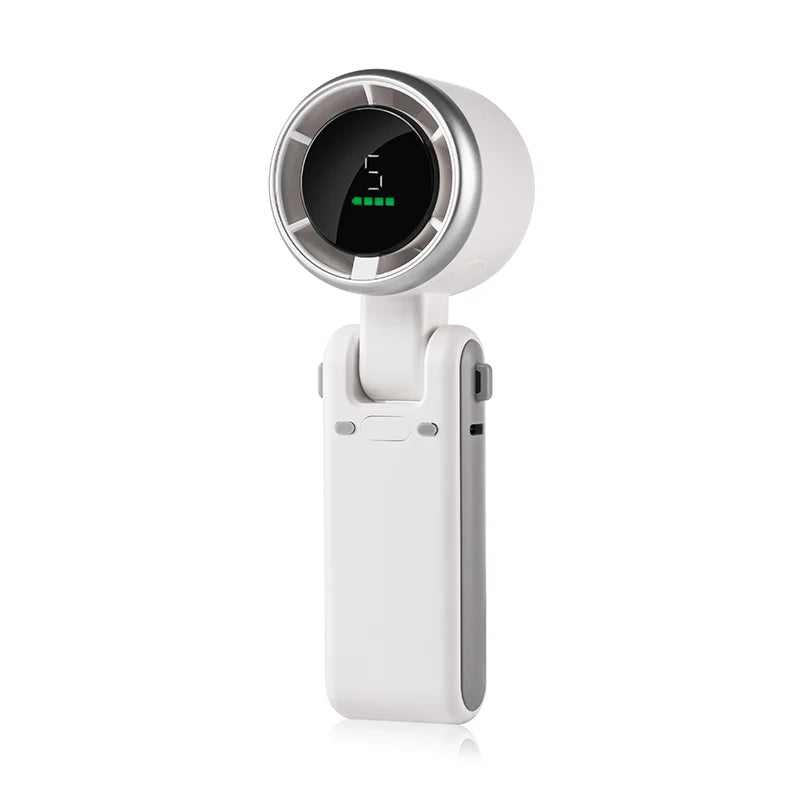 Faltbarer Handheld Turbo Ventilator mit Digitalanzeige | Brehn