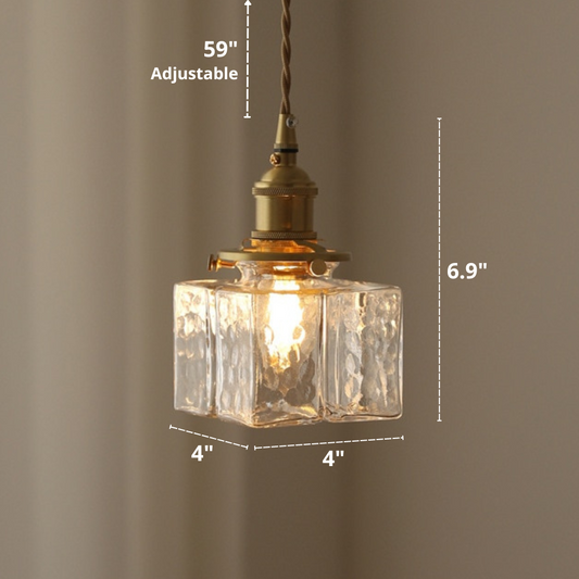 Whitley – Vintage-Glas-Hängelampen