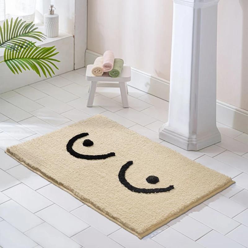 Flauschige Badematten