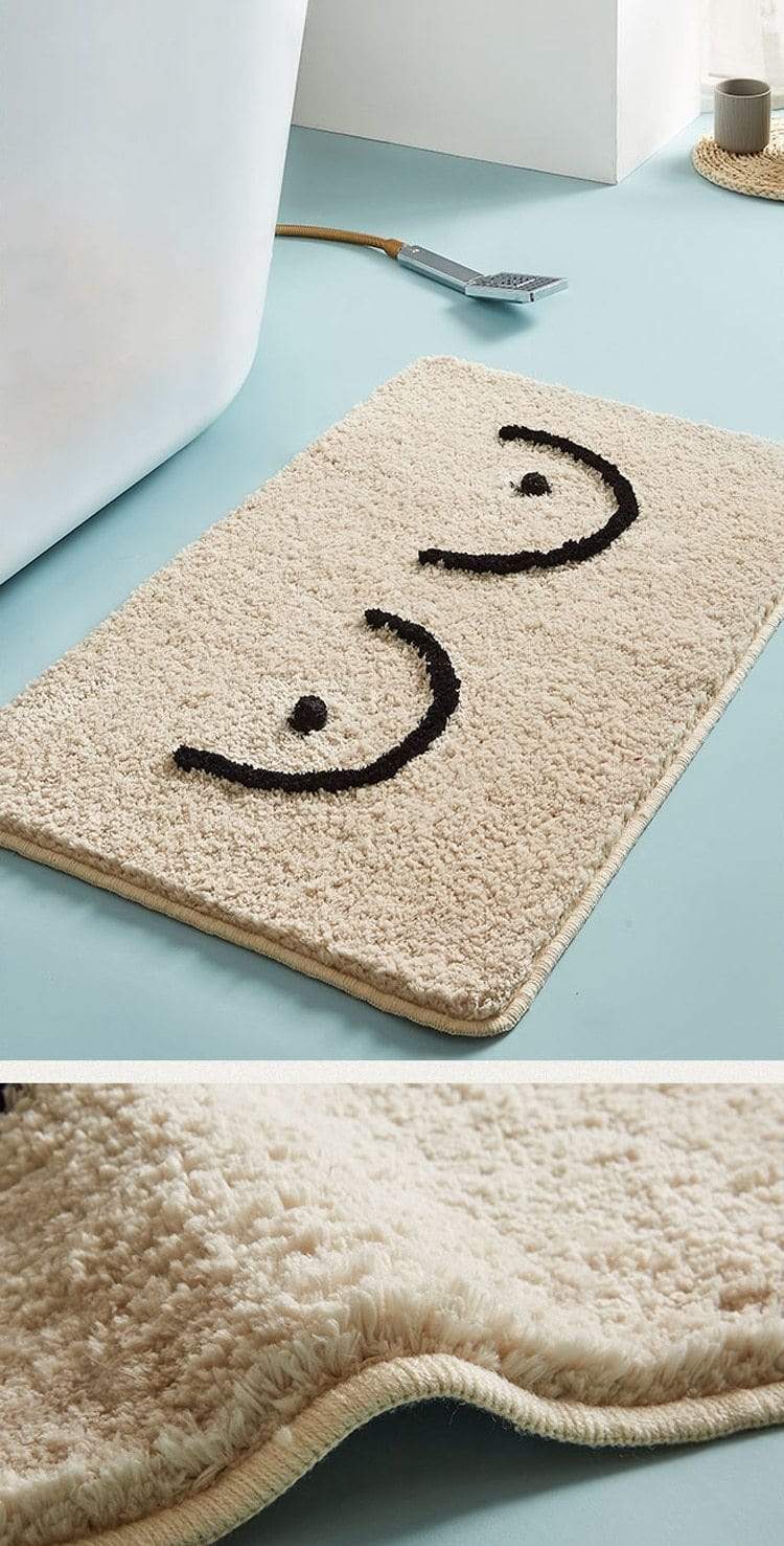 Flauschige Badematten