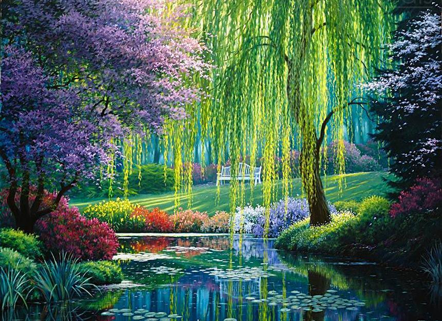 Willow Tree Garden - GemPaint Kit | Brehn