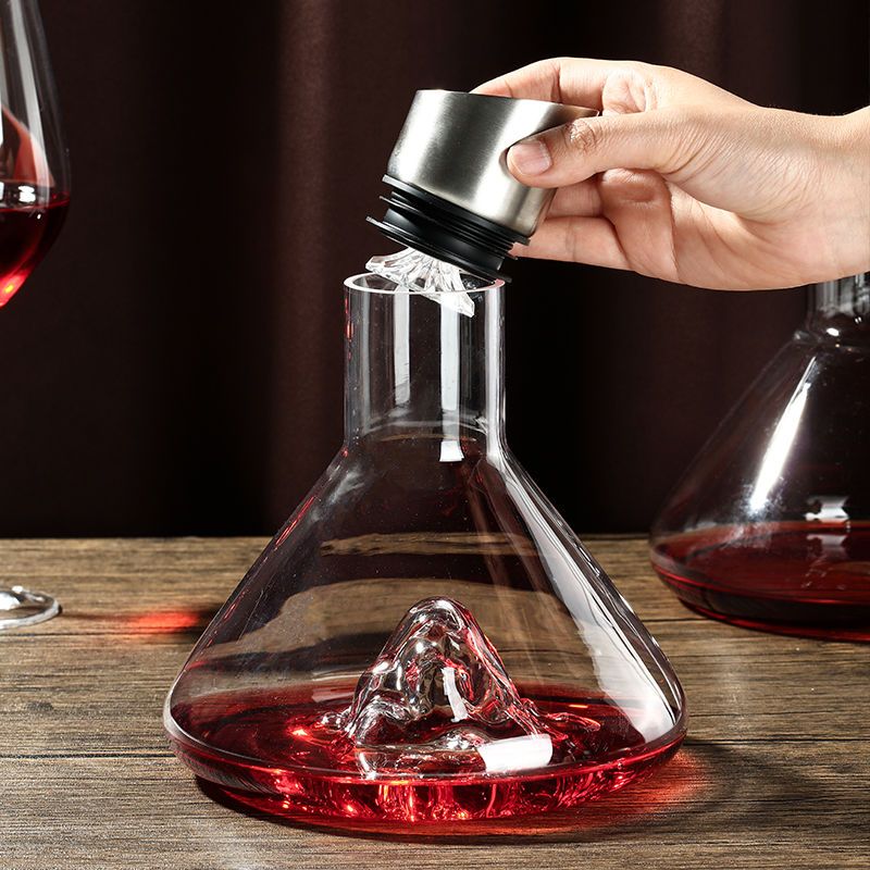 Weinflasche Transparent Schnelles Design Kristallglas Weinflasche | Brehn