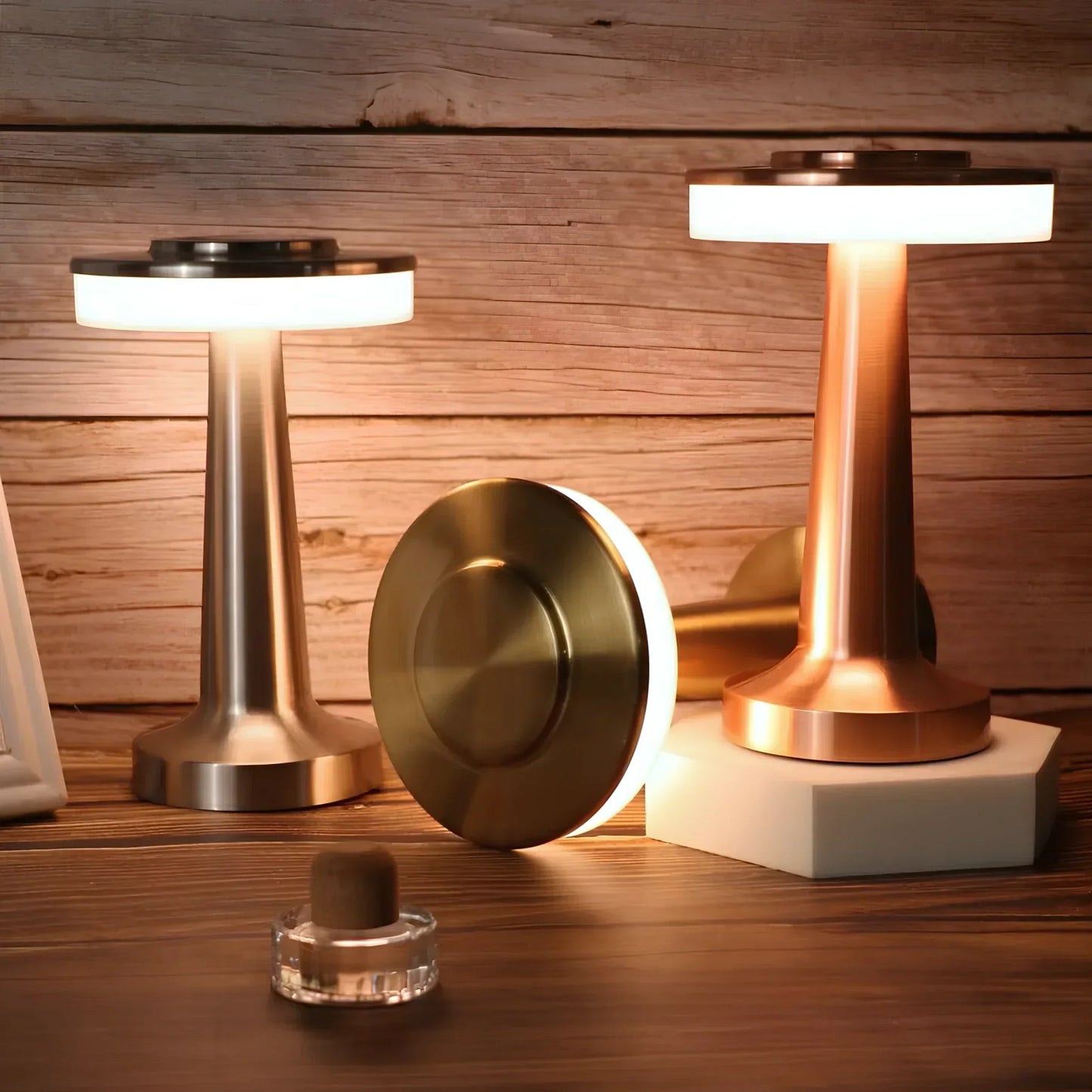 Brehn | Drahtlose Retro-Tischlampe - LumiBar