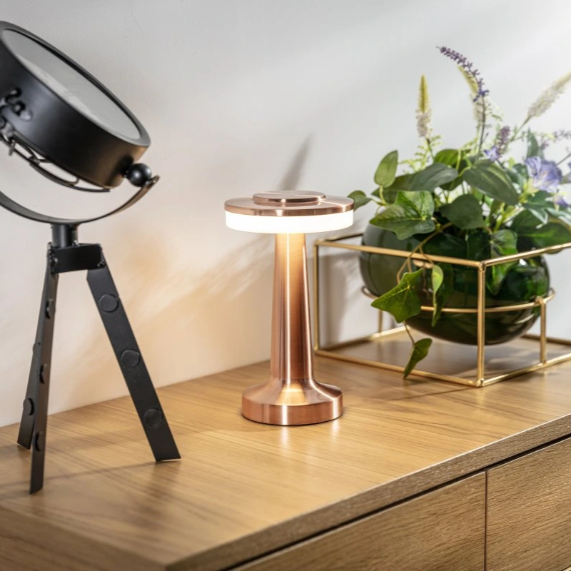 Brehn | Drahtlose Retro-Tischlampe - LumiBar