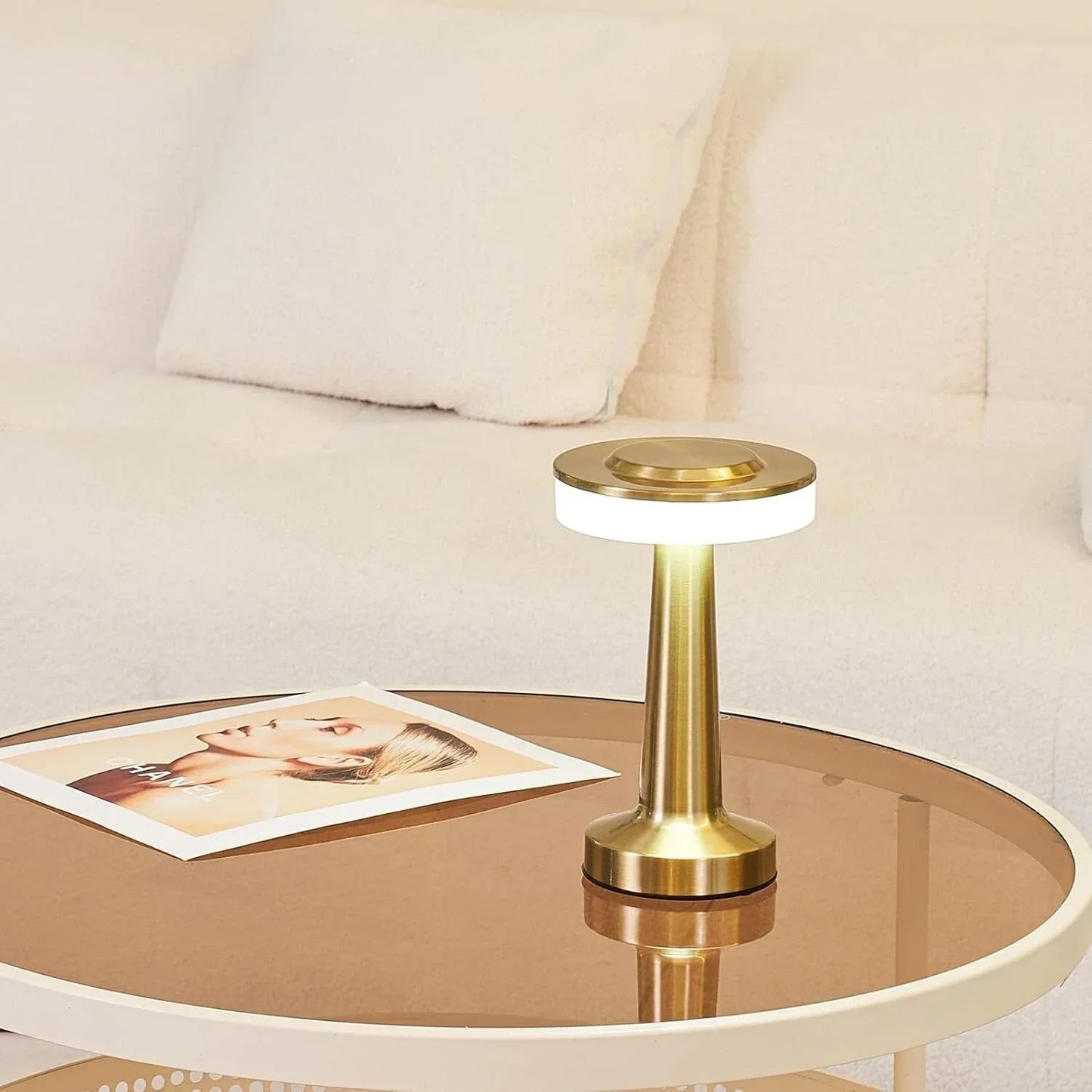 Brehn | Drahtlose Retro-Tischlampe - LumiBar