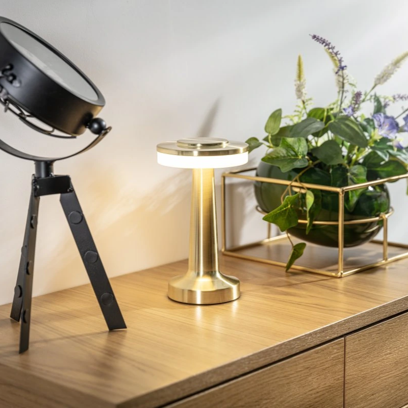 Brehn | Drahtlose Retro-Tischlampe - LumiBar