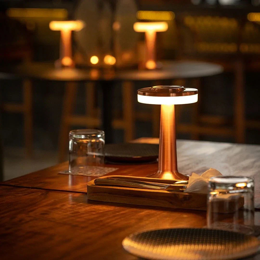 Brehn | Drahtlose Retro-Tischlampe - LumiBar