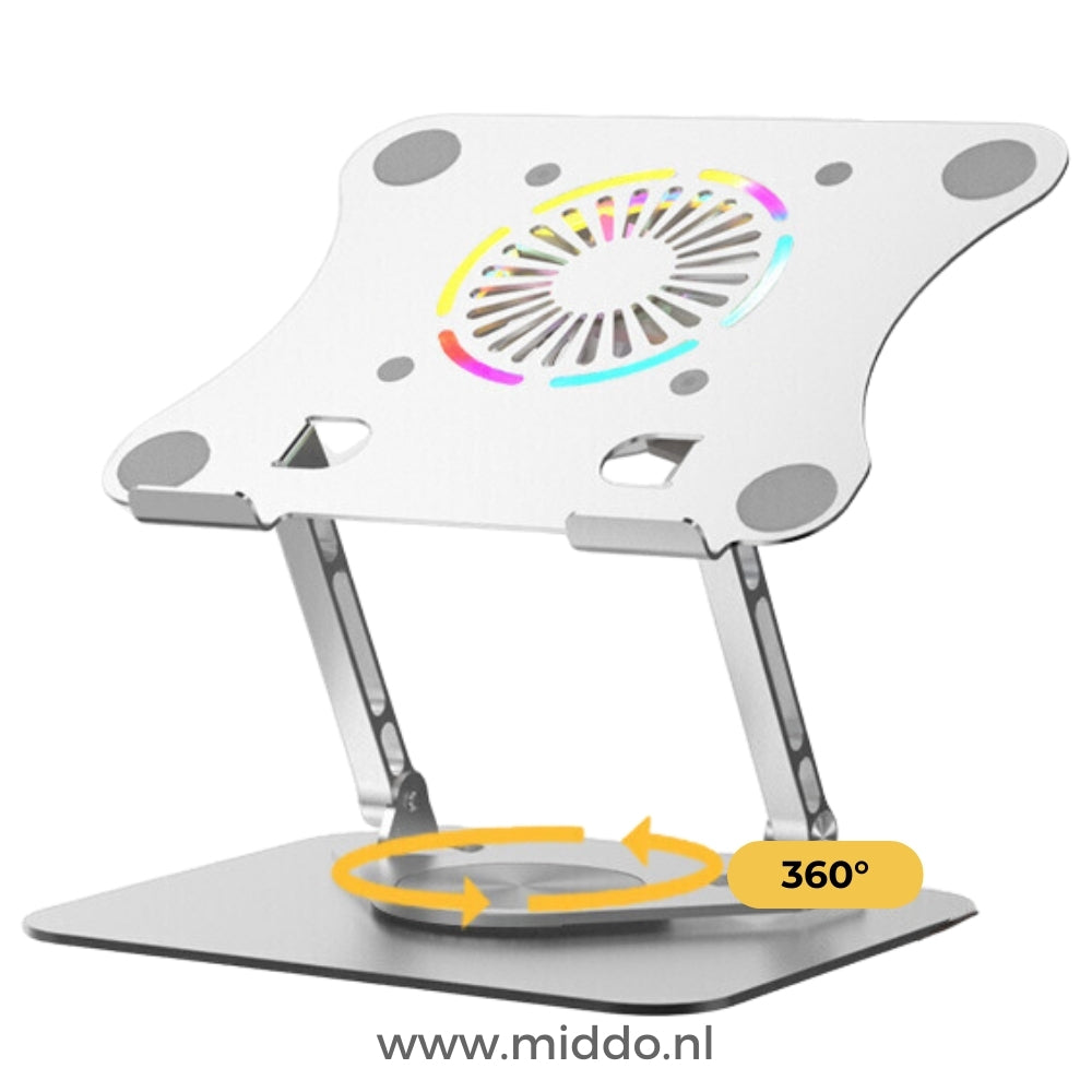 Brehn | Eleganz | Laptop- und Tablet-Ständer 360° - verstellbar - ergonomisch - modernes Design