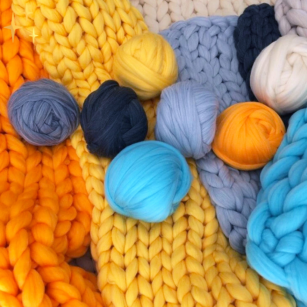 Brehn | 1000 Gramm XXL Chunky Strickgarn - LuxaWool