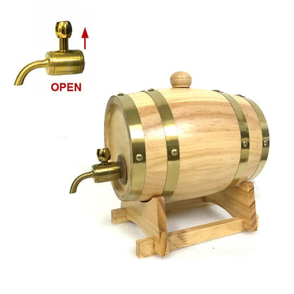 Holzfass Vintage Eiche Bierbrautools Zapfspender für Rum | Brehn