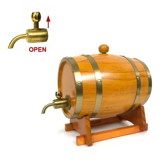 Holzfass Vintage Eiche Bierbrautools Zapfspender für Rum | Brehn