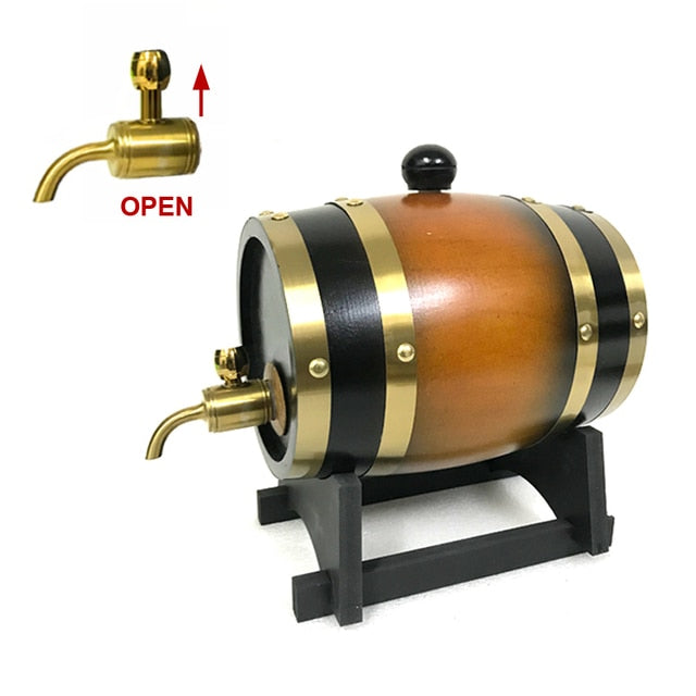 Holzfass Vintage Eiche Bierbrautools Zapfspender für Rum | Brehn