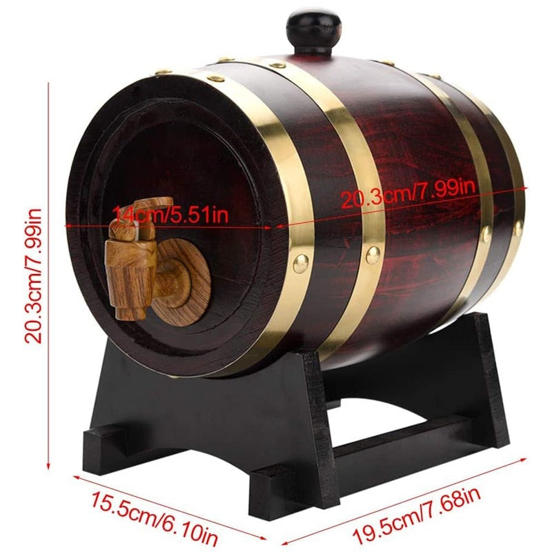 Holzfass Vintage Eiche Bierbrautools Zapfspender für Rum | Brehn