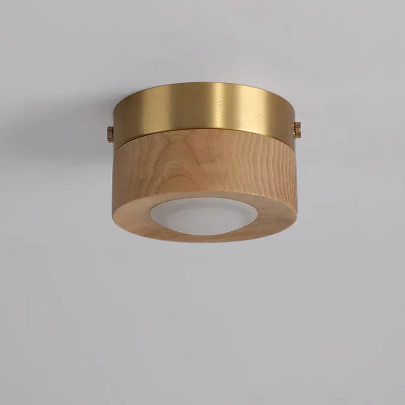 Brehn | WoodenGlow - Walnuss Deckenlampe mit LED Spot