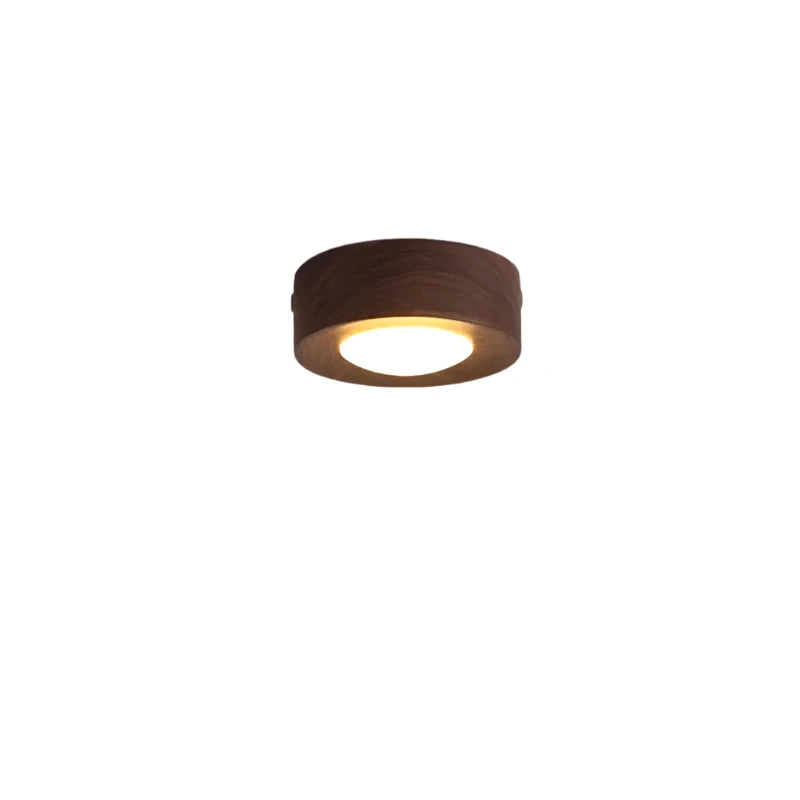 Brehn | WoodenGlow - Walnuss Deckenlampe mit LED Spot
