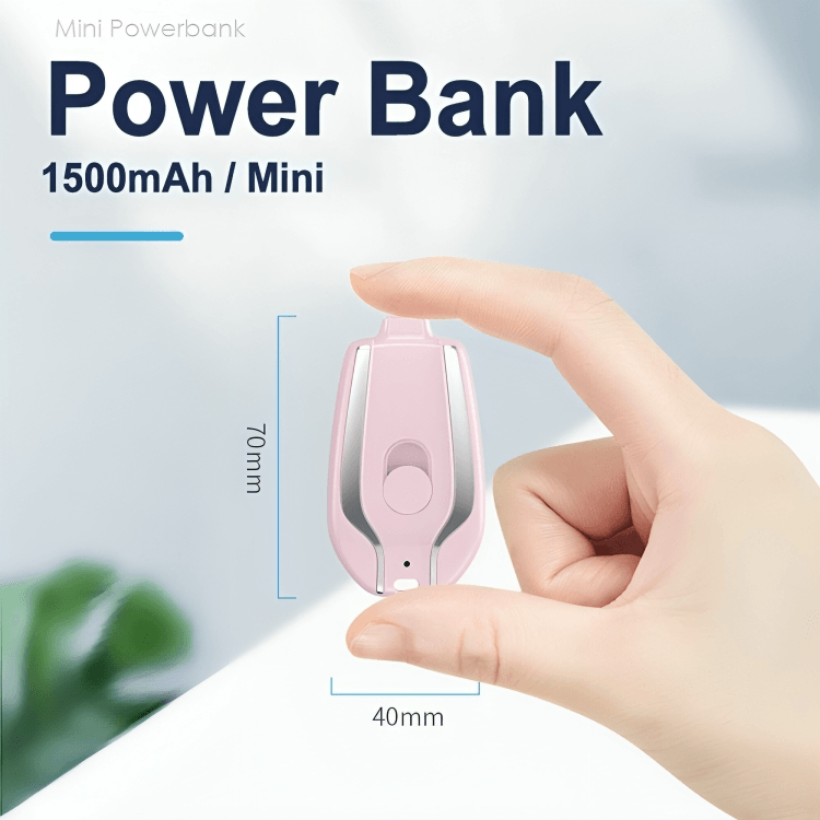 Brehn | LuxPower Elite Mini-Powerbank | Kompakter Schlüsselanhänger mit leistungsstarker Ladefunktion für unterwegs