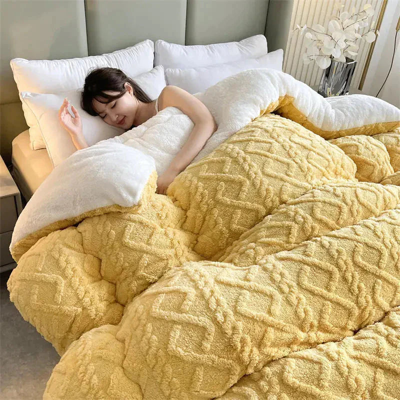 Brehn | SereneSleep Winter Bettbezug - Luxus Kaschmir Fleece Bettdecke für ultimativen Winterkomfort