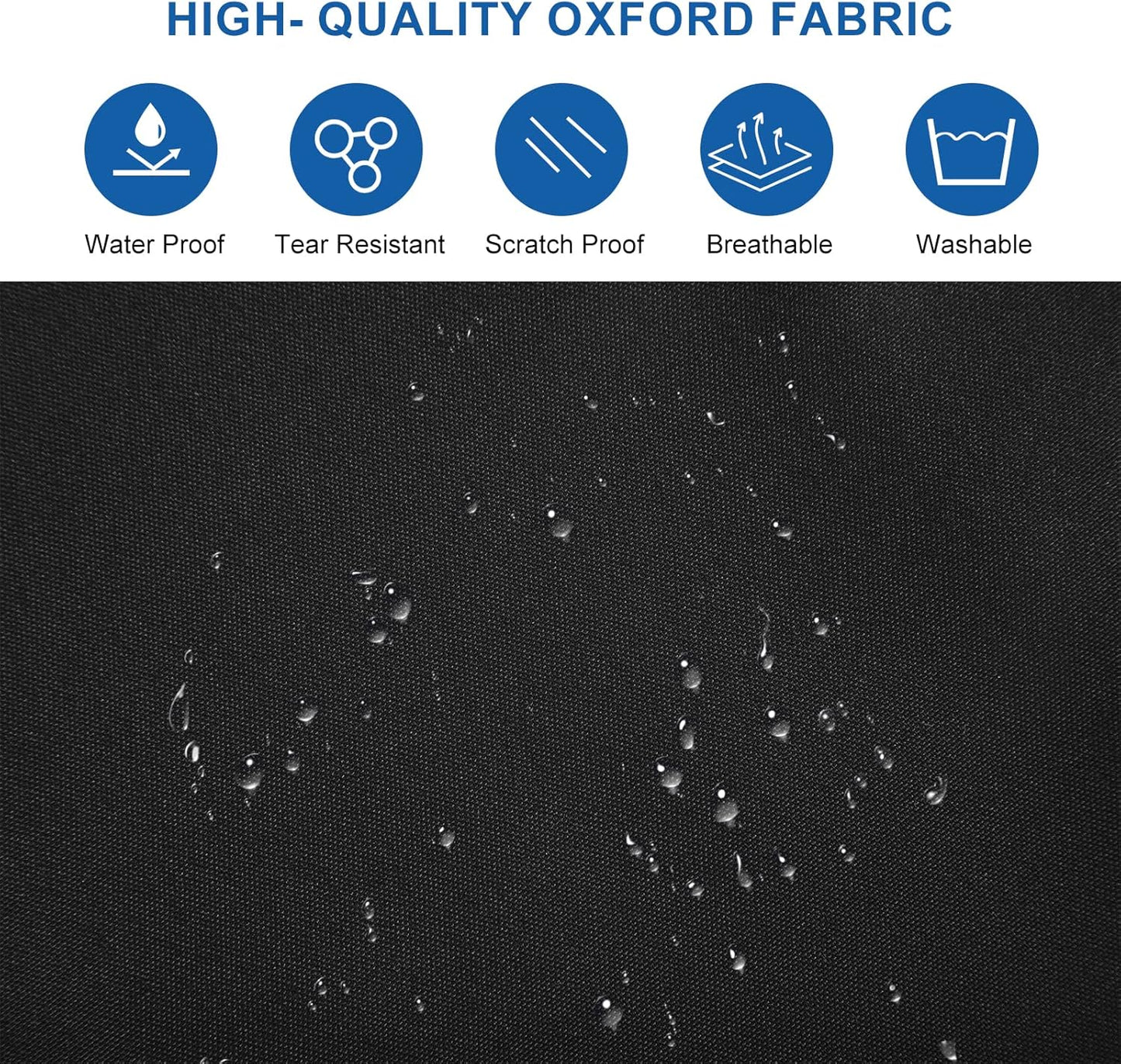 Wasserfester Oxford-Garderobenbeutel – Anzugschutz mit Zwickel und Taschen (2er-Pack) | Brehn
